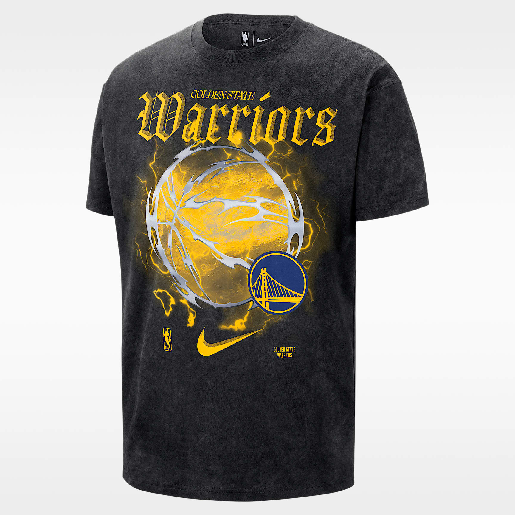 Nike Warriors ラガーシャツ Mサイズ Golden State Warriors Courtside 